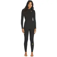 Billabong Synergy 3/2 Mm Woman Long Sleeve Chest Zip Neoprene Suit Noir 12 Femme