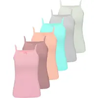 LOREZA Maillot de corps 'Mädchen Unterhemden Annabel' mélange de couleurs
