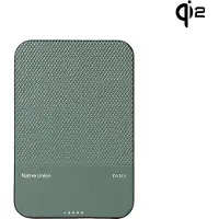 Native Union (Re)Classic Power Bank magnétique MagSafe 5000 mAh USB-C vert ardoise