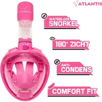 Atlantis Masque de Snorkeling Atlantis 2.0 Full Face Mask Kids Pink