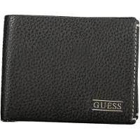 GUESS Jeans portefeuille en cuir noir SMBOGSLEA20_NEBLA