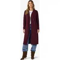 Noisy May Manteau en tricot 'City' cyclamen