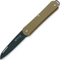 FOX Vulpis FX-VP130-OTB Black Idroglader M390, Brass, couteau de poche
