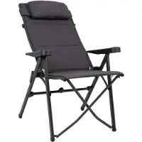 Crespo Chaise pliante - AP/740 - Tex-Comfort - Gris