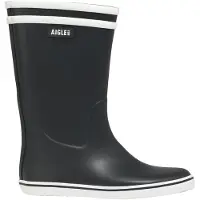 Aigle Bottes en Caoutchouc - Malouine 2 - Marine/Blanc - - 38 - Bottes en Caoutchouc