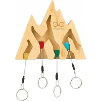 Y&Y VERTICAL Mountain Keychain Jaune