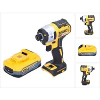 DeWalt DCF 887 N Clé à choc sans fil 18 V 205 Nm 1/4" Brushless + 1x batterie Powerstack 5,0 Ah - sans chargeur