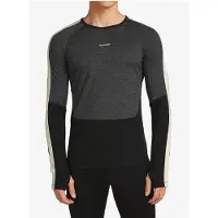 Icebreaker Hommes Merino 200 Oasis+ LS Crewe NOIR/JET HTHR/UNDYED/CB NOIR/JET HTHR/UNDYED/CB XL