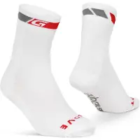 Gripgrab Chaussette Classic High Cut pour homme - Blanc - Tailles : S, M, L - Nouvelle collection
