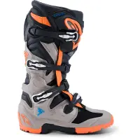 Alpinestars Bottes Tech 7 Enduro 2026 Black Warm Gray Orange Fluo