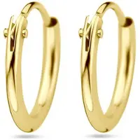 Marie-Celeste Celeste oorringen ronde buis - 11 mm - Goud