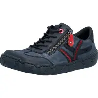 Rieker Baskets basses bleu marine / rouge / noir