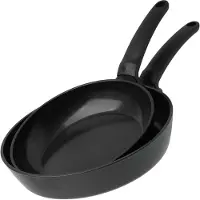 Fissler Ceratal Evo Comfort 113-001-02-100-0 Orbit Black, set de 2 poêles, 24 et 28 cm