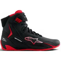 Alpinestars Chaussures Honda Faster-4 Black Red, Taille: 10