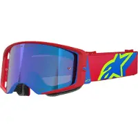 Alpinestars Masque Supertech Corp Absolute Vision Red Blue Mirror Blue, Taille: One Size