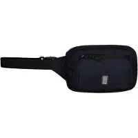 Chrome Ziptop Waist Bag 3l Noir