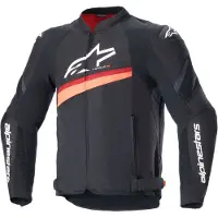 Alpinestars Veste T-GP Plus R V4 Airflow Black Red Fluo, Taille: M