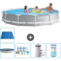 Intex Structure de piscine Prism Frame, modèle rond - 366 x 76 cm - 6 pièces - S31901