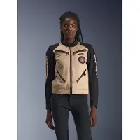 Alpinestars Veste de moto textile Stella Grace pour femme, beige/noir, taille S