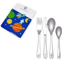Zilverstad Couverts Enfant Zilverstad Espace Acier Inox (4 Pièces)