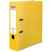 Herlitz Q.file Classeur protect A4 8 cm jaune (A4, 80 mm, 1 pcs)