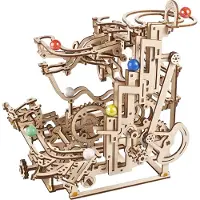 Ugears Puzzles 3D en Bois pour Adultes - Modèle de Levage à Marbles