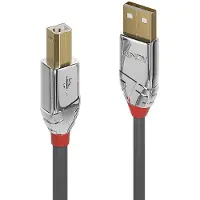 Lindy 7.5m USB 2.0 Type A to B Cable, Cromo Line
