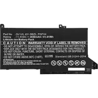 CoreParts - Batterie de portable - Lithium Ion - 3650 mAh - 41.6 Wh - noir - pour Dell Latitude 7280, 7480