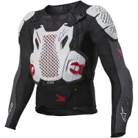 Alpinestars Veste De Protection Honda Bionic Plus V2 Black White Blue Bright Red, Taille: XXL