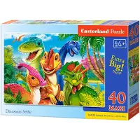 Castorland Puzzle 40 pièces Maxi Dinosaures Selfie 040391