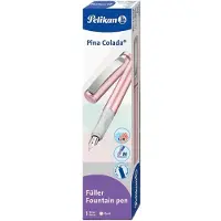 Pelikan Stylo Pina Colada rose métallisé 1+1 TP/FS bleu boîte pliante (1x)