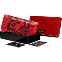 4U Cavaldi Portefeuille en cuir pour femmes Theraj Rouge Taille unique