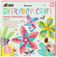 Avenir Kit de bricolage « Moulins à vent » - Fleurs : jouet créatif pour enfants