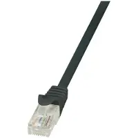 Logilink CAT 6 câble patch U/UTP EconLine noir 0,25 m