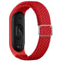 Beline pasek Mi Band 765 Textile czerwonyred (Textile, Tissu), Sangles de montre, Rouge