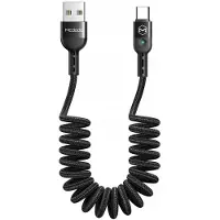Mcdodo USB Spring Cable to USB-C Omega CA-6420 1.8m (Black)