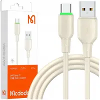 Mcdodo Usb To Usb-c Cable Ca-4750 With Led Light 1.2m (beige)