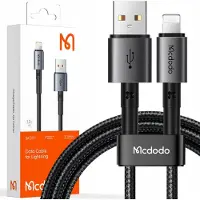 Mcdodo Câble USB-A vers Lightning CA-3580, 1,2m (noir) (1.20 m, USB 2.0)