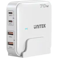 UNITEK International Tischladegerät GaN 70W 2x USB-A 2x USB-C