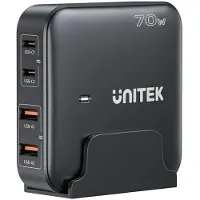 UNITEK International P1228ABK01-EU, usage intérieur, courant alternatif, 20 V, noir