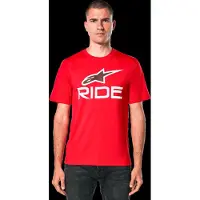 Alpinestars T-Shirt Ride 4.0 CSF Red White Black, Taille: M