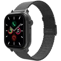 Just in Case SILKSTEEL STRAP - APPLE WATCH 44/45/46/49MM BLACK