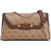 GUESS Sac à bandoulière 'Lindsey' marron