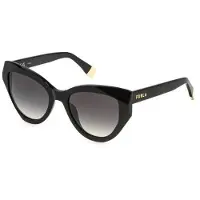 Furla Lunettes de Soleil SFU886 54/20/140 Nero lucido Acetato WOMAN SFU886