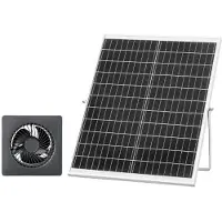 Vevor Ventilateur Solaire avec Panneau Solaire 25 W et 1 Ventilateur