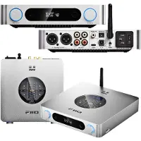 Fiio K13 R2R (commutateur de gain, Écran, Réglage du son, USB-DAC, Bluetooth), Amplificateur pour casque, Argent