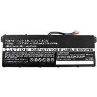 MicroBattery +Laptop+Battery+for+Acer+48.64Wh+Li-ion+15.2V+3200mAh+Black%2C+Aspire+ES15%2C+Aspire+ES1-572%2C+Aspire+ES1-572-31LD%2C+Aspire+ES1-572-56BP%2C+As