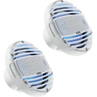 Hertz Marine HMX 6.5-LD-TW : haut-parleur coaxial à 2 voies de 16,5 cm, blanc