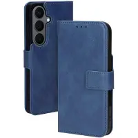 Mobiparts Classic Wallet Case Samsung Galaxy S26 Steel Blue (MagSafe Compatible) (Samsung Galaxy S26), Coque pour téléphone portable, Bleu