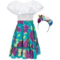 Great Pretenders Déguisement - Frida L'Artiste - - 5-6 ans (110-116) - Costumes
